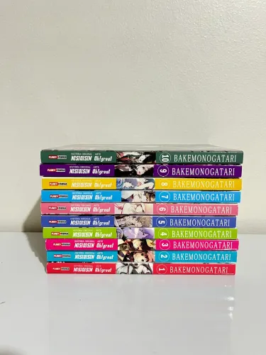 Mangá bakemonogatari 1-10 