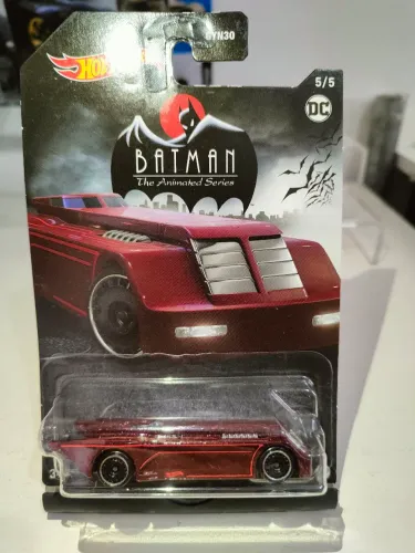 Hot Wheels Silver Series 1/64 Character Cars Batmobile Batman Animated Series