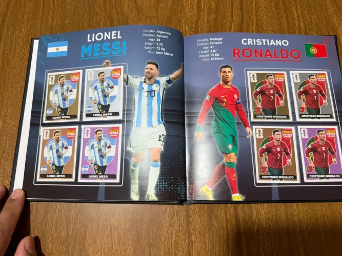 Álbum Completo Das 80 Legends. Original Panini, Figurinhas não coladas, Todas No Sleeve.