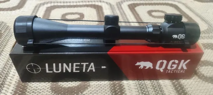 Luneta QGK 3x19x40eg retículo iluminado