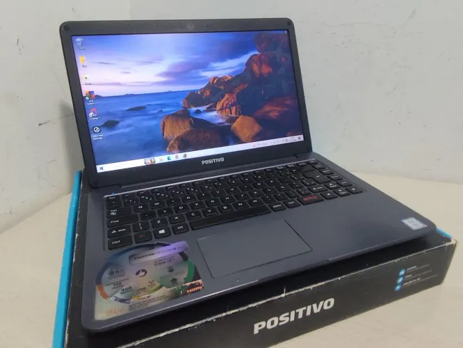 Notebook Positivo Core i3 7°Geração Com SSD 256GB Bateria Ok