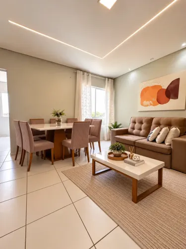Apartamento 03 quartos - Condomínio Jardins Clube 3