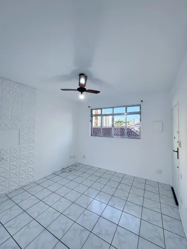 Apartamento 1 dormitórios 1 vaga coletiva -Aparecida-Santos