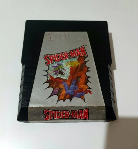 SPIDERMAN ATARI 2600 JOGO 100% ORIGINAL PARKER'S BROTHERS AMERICANA SPIDER MAN ZERADA