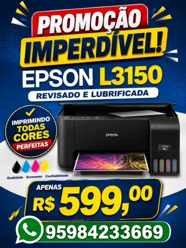 Promoção Impressora L3150 Epson