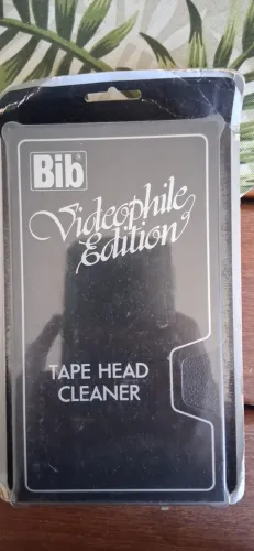 fita vhs limpa cabeçote nova embalada