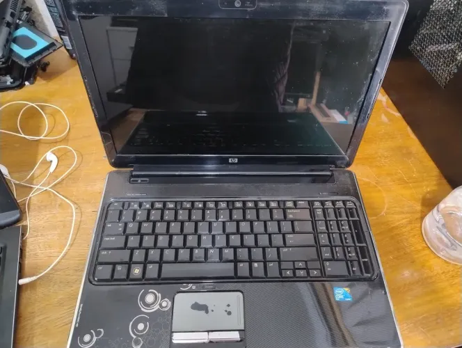 Notebook HP Pavilion DV6. Caraça com tela, mouse e teclado funcionando