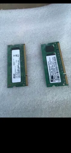 2 memórias de notebook ddr2 