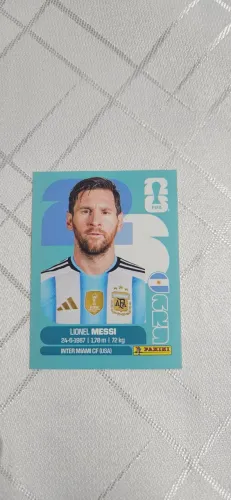 FIGURINHA DO LIONEL MESSI ZERADA