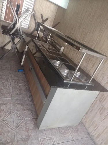 Buffet quente e fria para cozinha industrial ou restaurante/pizzaria