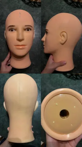 Cabeça de Silicone para peruca 