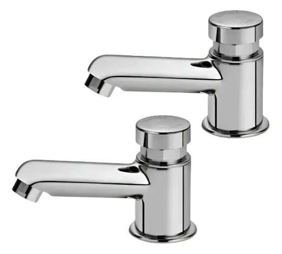 Conjunto de 2 Torneiras Automáticas para Lavatório Docol