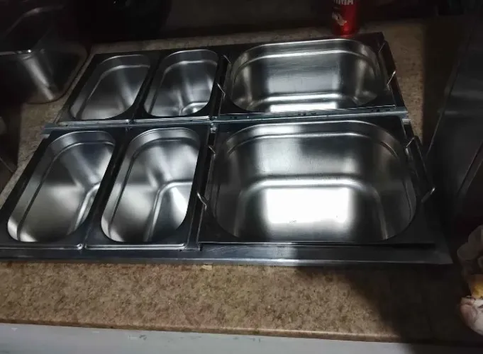 Buffet Térmico com cubas inox
