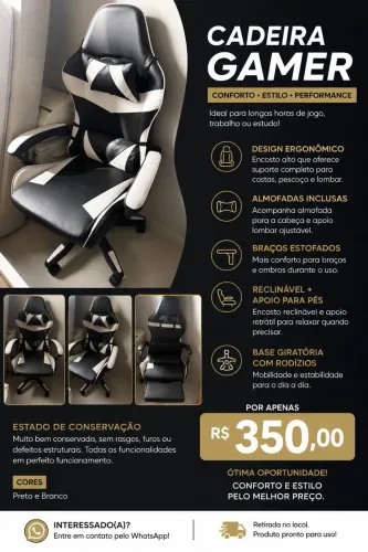 Cadeira Gamer / Escritório