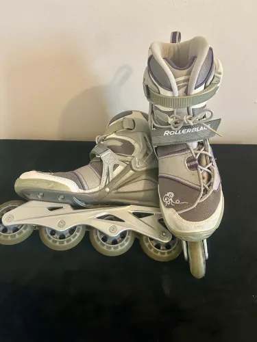 Patins Rollerblade Maxwhell 80 cor cinza original 
