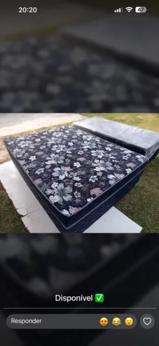 Cama de casal molas ensacadas