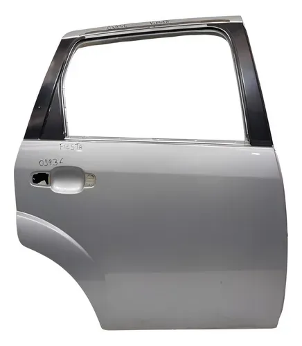 Porta Traseira Direita Ford Fiesta Prata 2003 2014 001936