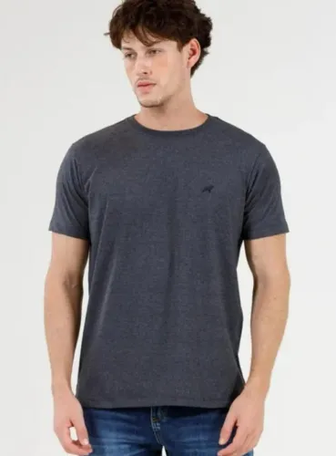 Camiseta Masculina Básica Pug Wear Grafite Tam G