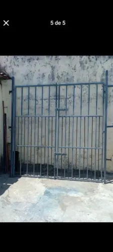 Portão de garagem reforçado