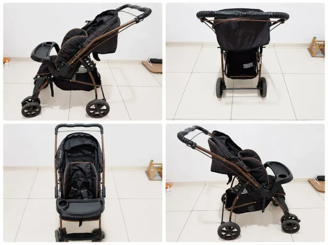 Carrinho de Bebê Galzerano Reversível 