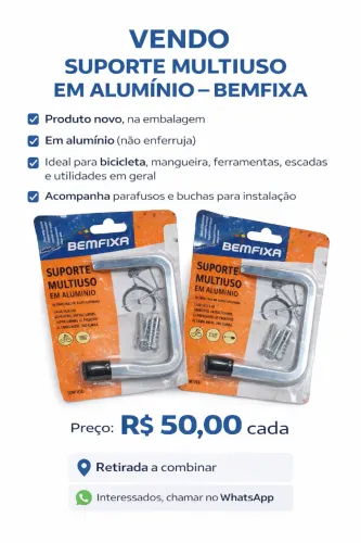 suporte multiuso em aluminio