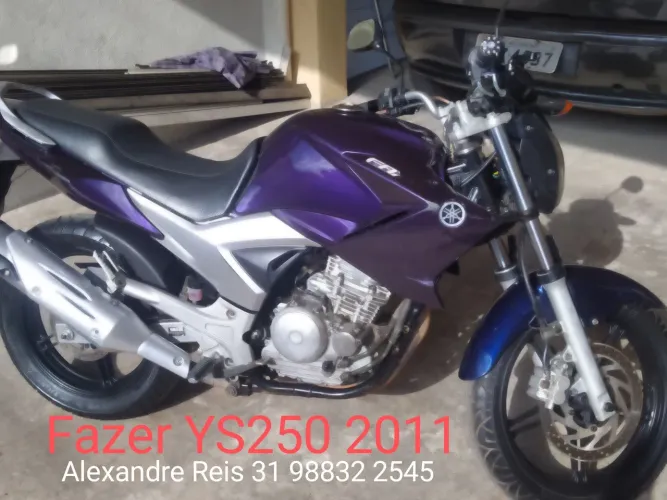 Yamaha Fazer 250cc Ys 2011 Roxa