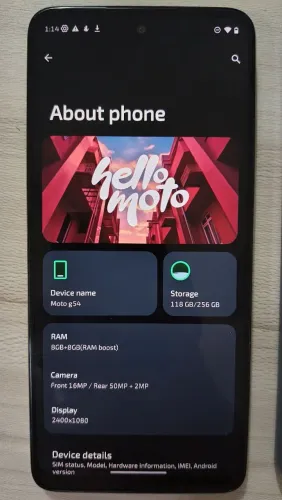 Moto G54 8Gb 256Gb