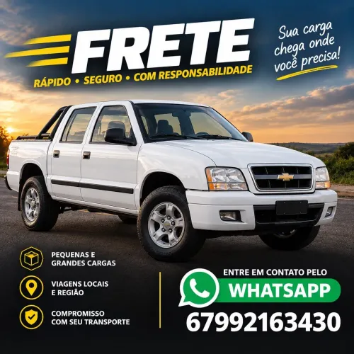 Frete e mudança. Negocio!