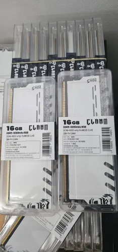 MEMORIA GAMER 32GB (2X16) COM RGB 6000Mhz NOVA 12 MESES GARANTIA 