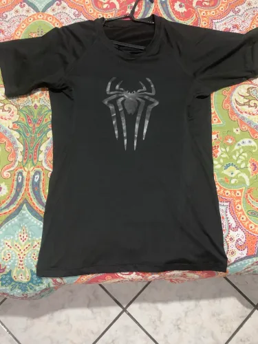 Camisa De Compressão Manga Curta Treino Ginástica Camiseta Esportiva