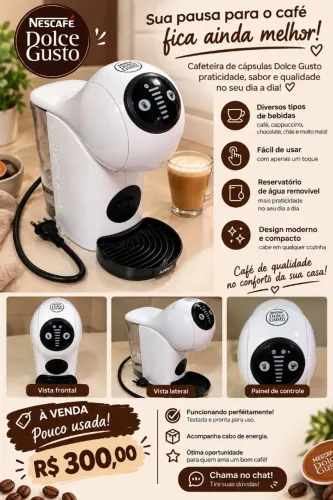 Cafeteira Dolce Gusto