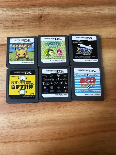 Lote 6 Jogos Nintendo DS NDS Originais Pokemon Ace Attorney