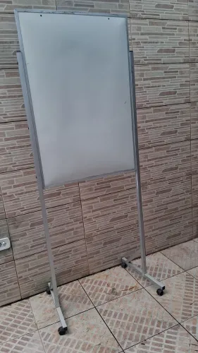 Flip Chart lousa branca alumínio 