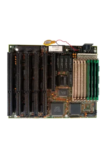 MOTHER BOARD PLACA MÃE 386 DX40 COM MEMORIA 4MB MB10