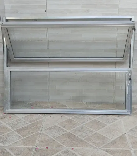 Basculante alumínio 80x60 NOVINHO