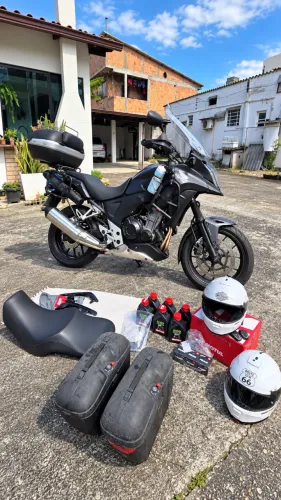 HONDA CB 500X 2015 - Único Dono, Completa para Viagem