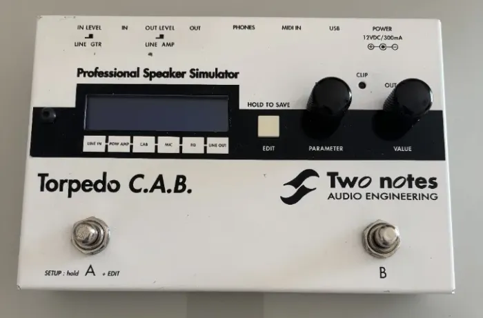  Pedal Ir Impulse Response - Torpedo Cab Two Notes 