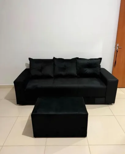 Sofá Com Puff