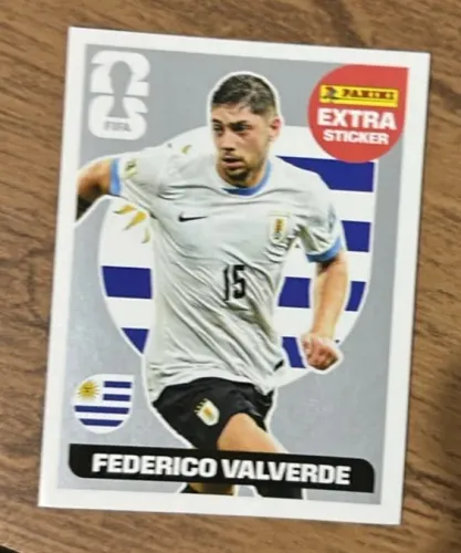 Figurinha copa do mundo 2026 - Frederico Valverde - prata