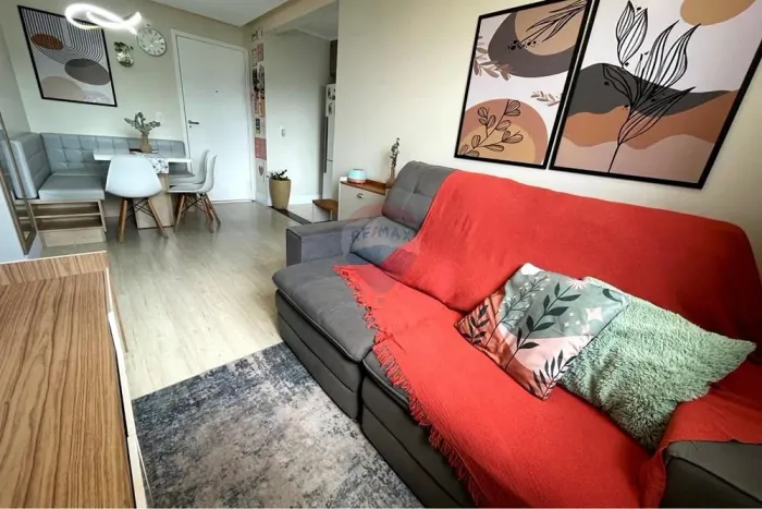Apartamento à venda no Spazio Mirassol reformado na Vila Mogilar com 2 dormitórios sendo 1