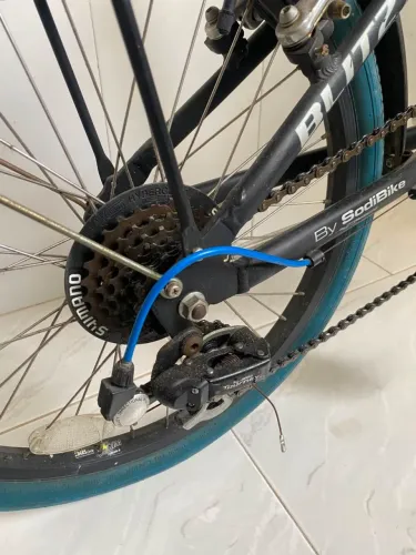Bicicleta Blitz Alloy, dobrável, aro 20, câmbio Shimano