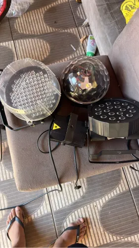 Jogo de luz profissional e amador