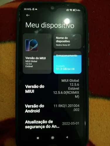 Celular Redmi 8t com NFC