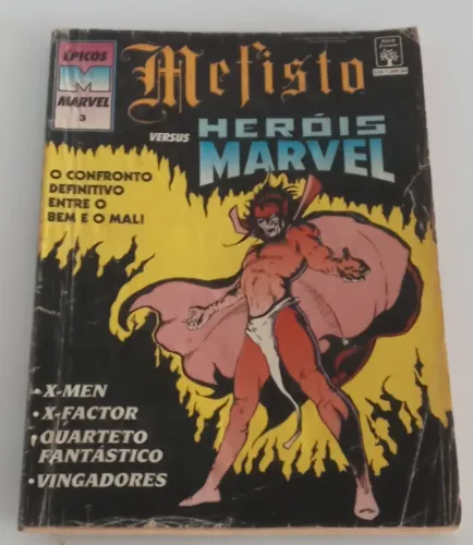 Gibi - Épicos Marvel n°3 - Mefisto versus Heróis Marvel 1991