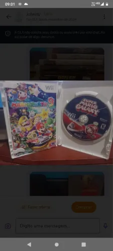 Mário Galaxy wii 