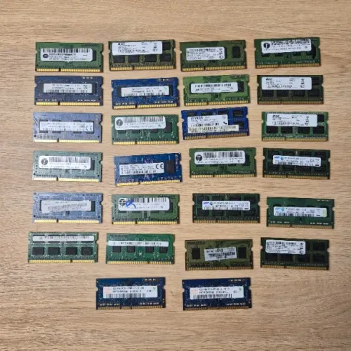 Lote 26 Memórias Notebook Ddr3 Ddr3l So-dimm 1gb 2gb 4gb