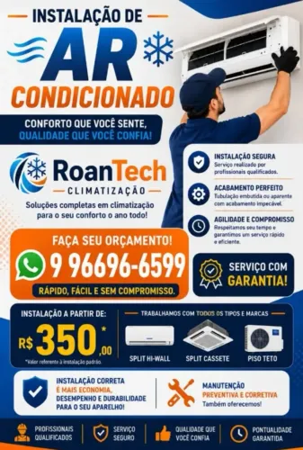Instalação de ar condicionado