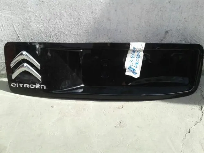 Moldura Placa Aplique Citröen C3 Picasso Original Emblema