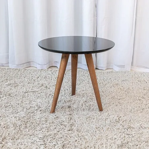 Mesa Decorativa 40 cm Preto Tonhão 12x Sem Juros