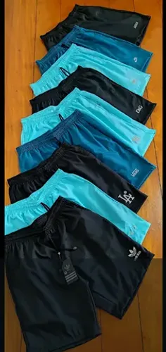 Kit 10 Bermudas Tactel